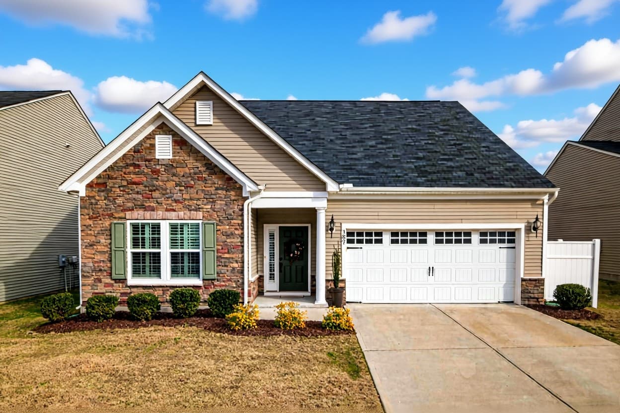 Property photo after AI sky replacement